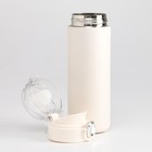 Термос, 400 мл, Simple "Мастер К", сохраняет тепло 8 ч, 20.5 х 6.3 см, белый - Фото 3