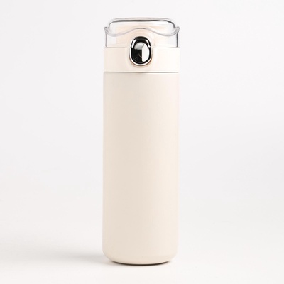 Термос Мастер К Simple, 400 мл, 20.5×6.3 см, сохраняет тепло 8 ч, нержавеющая сталь, белый