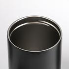 Термокружка Мастер К Coffee, 350 мл, 7.2×16 см, сохраняет тепло 8 ч, нержавеющая сталь, чёрная - Фото 3