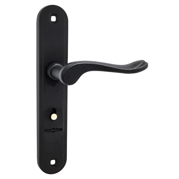 Комплект ручек «Гардиан» 4132 Соната черный муар к замку Гардиан 1211.3211 - Фото 1