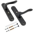 Комплект ручек «Гардиан» 4132 Соната черный муар к замку Гардиан 1211.3211 - Фото 2