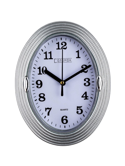 Часы настенные, интерьерные «Соломон», плавный ход, 19×22 см