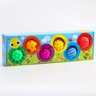 Подарочный набор массажных развивающих мячиков Крошка Я «Гусеница», 6 шт., от 3 лет - Фото 5