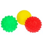 Набор развивающих тактильных мячиков «Лисенок Лёлик», с пищалкой, 3 шт, Крошка Я - Фото 9