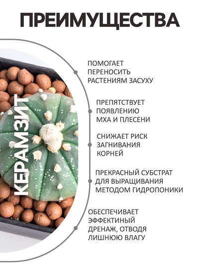 Дренаж Керамзит «Рецепты Дедушки Никиты» фр 20-40, 5 л