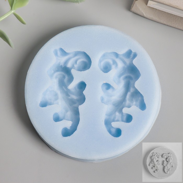 Молд силикон Вензель 2х3,7 см МИКС