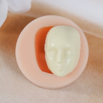 Силиконовый молд, форма для заливки «Лицо», 3×2 см, МИКС