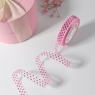 Лента капроновая «Горох», 15 мм, 23±1 м, розовая - Фото 2