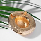 Брошь «Шляпка» отпуск, цвет радужно-жёлтый в золоте - Фото 2