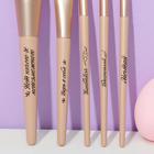 Набор для макияжа With love: кисти 5 шт и спонж - Фото 4