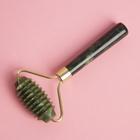 Массажёр роллер для лица с шипами "Счастливого нового года", 12,5 х 9 см - Фото 2