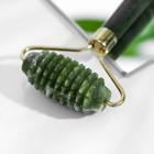 Массажёр роллер для лица с шипами "Самой лучшей", серпентин и кальцит - Фото 4