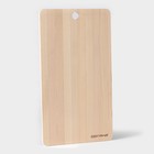 Доска разделочная деревянная Доляна, 37.5×21 см, берёза - Фото 2
