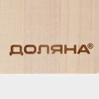 Доска разделочная деревянная Доляна, 37.5×21 см, берёза - Фото 6