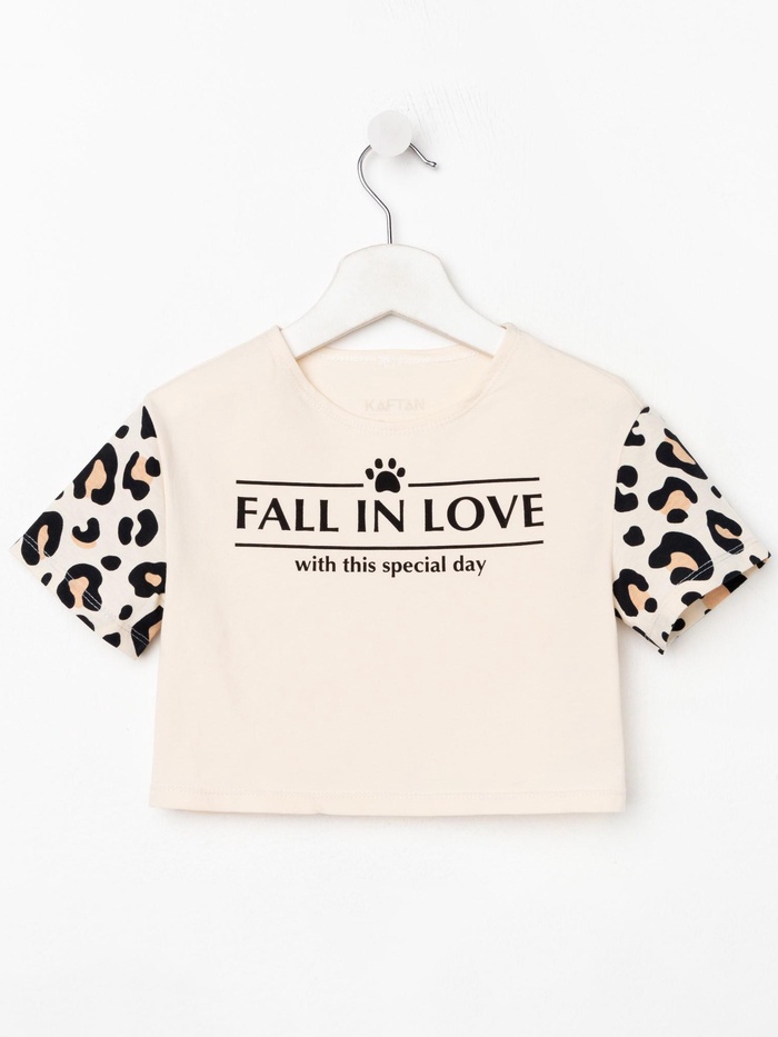 Футболка детская укороченная KAFTAN