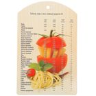 Доска разделочная деревянная 18,5x29,5 см "Паста" - Фото 1