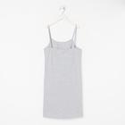 Ночная сорочка женская , цвет серый меланж, размер 44 - Фото 3