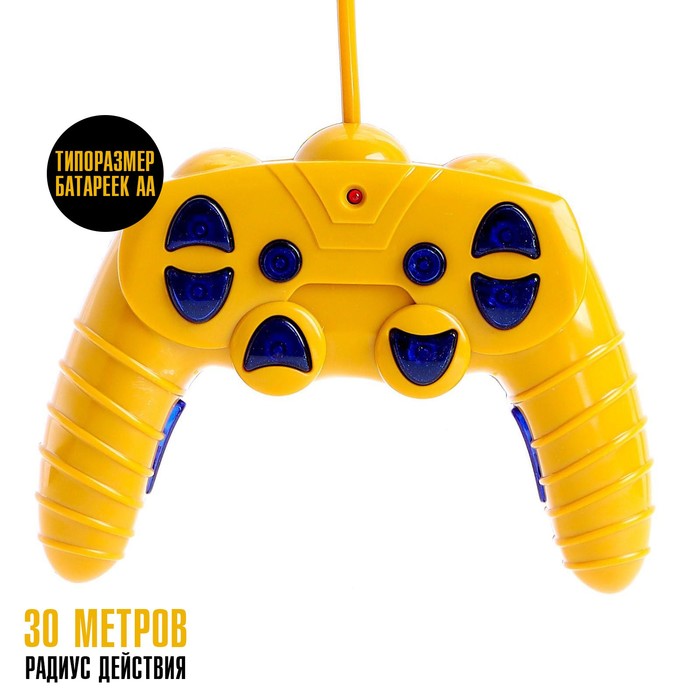 Кран радиоуправляемый «Стройка», подвижная стрела, работает от аккумулятора 50444