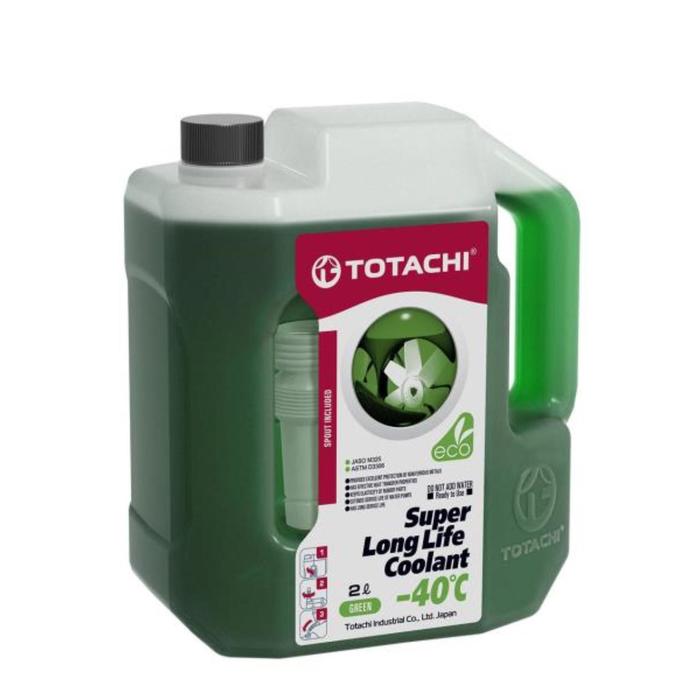 Антифриз Totachi SUPER LLC -40 C, зелёный, 2 л - Фото 1