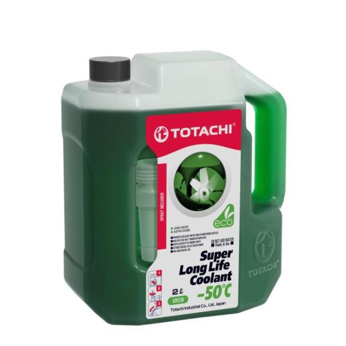 Антифриз Totachi SUPER LLC -50 C, зелёный, 2 л - Фото 1