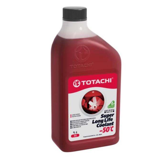 Антифриз Totachi SUPER LLC -50 C, красный, 1 л - Фото 1