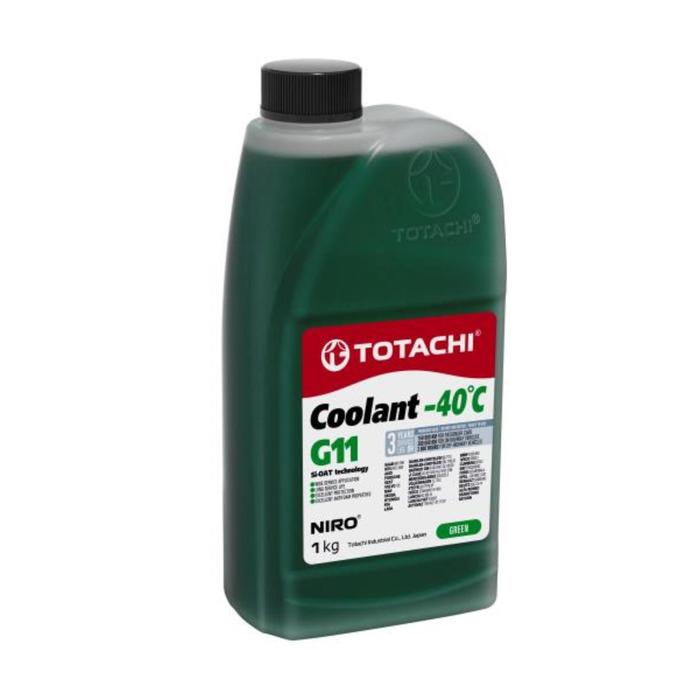 Антифриз Totachi NIRO COOLANT -40 C, G11, зелёный, 1 кг - Фото 1