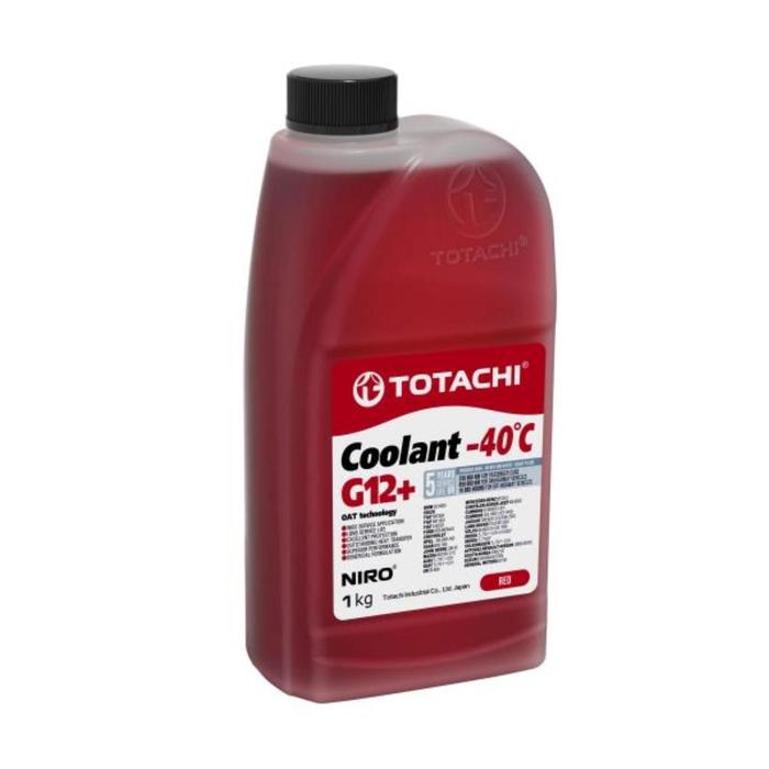 Антифриз Totachi NIRO COOLANT -40 C, G12+, красный, 1 кг - Фото 1