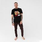 Пижама мужские KAFTAN "Chill", цвет чёрный, размер 56 7064870 - фото 14691249