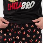 Пижама мужские KAFTAN "Chill", цвет чёрный, размер 56 - фото 46418963