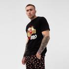 Пижама мужские KAFTAN "Chill", цвет чёрный, размер 56 - фото 46418964