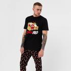 Пижама мужские KAFTAN "Chill", цвет чёрный, размер 56 - фото 46418965