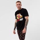 Пижама мужские KAFTAN "Chill", цвет чёрный, размер 56 - фото 46418960