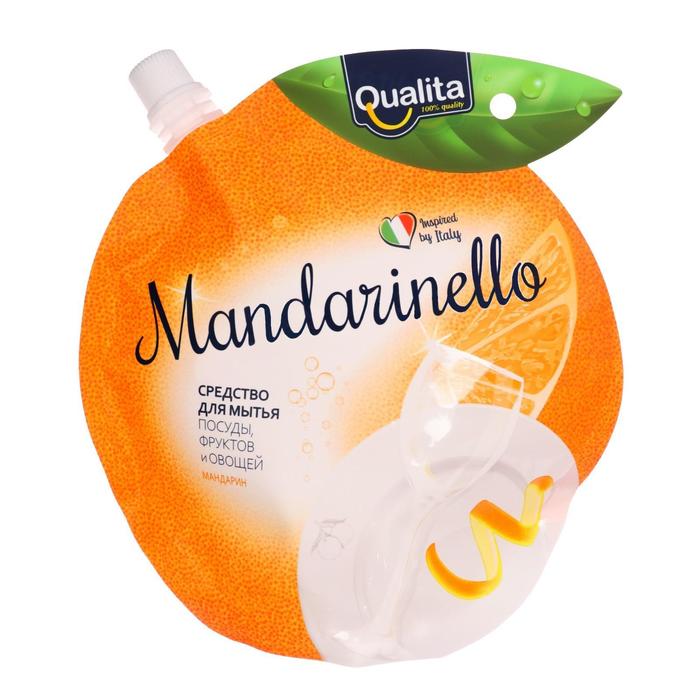 Средство для мытья посуды Qualita Mandarinello, 450 мл - Фото 1
