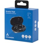 Наушники Accesstyle Gradus TWS, беспроводные, вакуумные, микрофон, BT5.1, 50/350 мАч, черные - фото 51299960 Наушники Accesstyle Gradus TWS, беспроводные, вакуумные, микрофон, BT5.1, 50/350 мАч, черные - фото 51299960