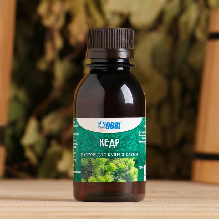 Настой для бани и сауны "Кедр" 100мл - Фото 1