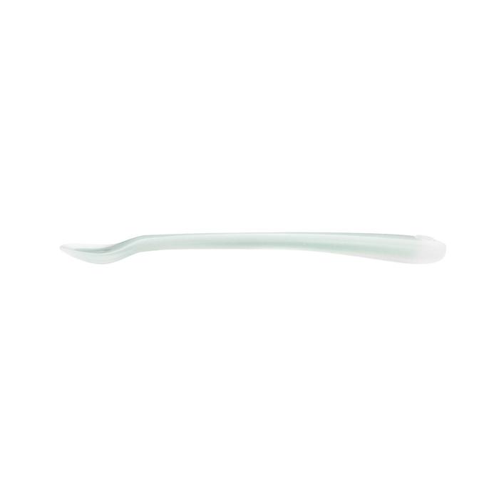 Ложка для кормления силиконовая Sort Silicone Spoon, от 6 месяцев, цвет зеленый - Фото 1