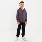 Толстовка с капюшоном для мальчика KAFTAN: Rock on, серая, размер 28 (86-92 см) - Фото 4