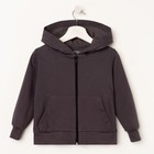 Толстовка с капюшоном для мальчика KAFTAN: Rock on, серая, размер 28 (86-92 см) - Фото 7