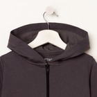 Толстовка с капюшоном для мальчика KAFTAN: Rock on, серая, размер 28 (86-92 см) - Фото 8