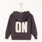 Толстовка с капюшоном для мальчика KAFTAN: Rock on, серая, размер 28 (86-92 см) - Фото 10