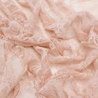 Кружевное полотно, гипюр, гладкокрашенный, стрейч, ширина 150 см, цвет розовый - Фото 3