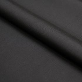 Ткань сорочечная, гладкокрашенная, ширина 150 см, цвет чёрный