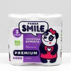 Туалетная бумага «Панда» 3 слоя, 4 рулона - Фото 2