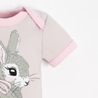 Боди Крошка Я "Зайчик" рост 74-80 см - фото 26404970