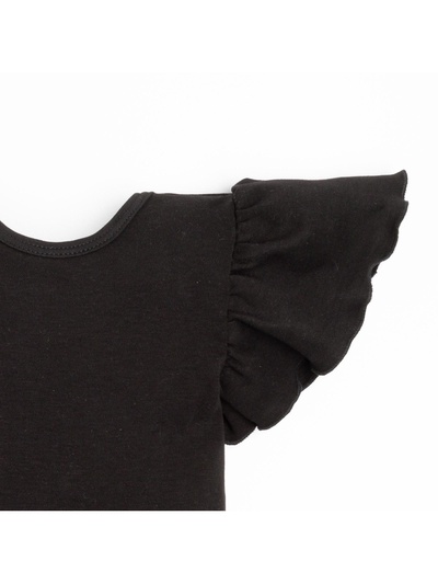 Боди для девочки «Крошка Я. Розовый бант», рост 68-74 см, чёрное