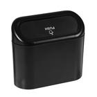 Карман-органайзер для мелочей, внутрисалонный, крепление на дверь, черный - Фото 3