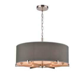

Люстра Camellia, 6x60Вт E27, цвет хром