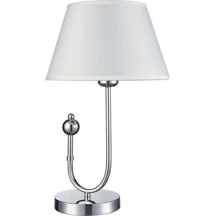 Настольная лампа Fabio, 1x60Вт E27 , цвет хром - Фото 1