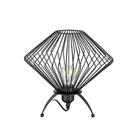 Настольная лампа Gorgon, 1x60Вт E27, цвет чёрный - фото 4086628