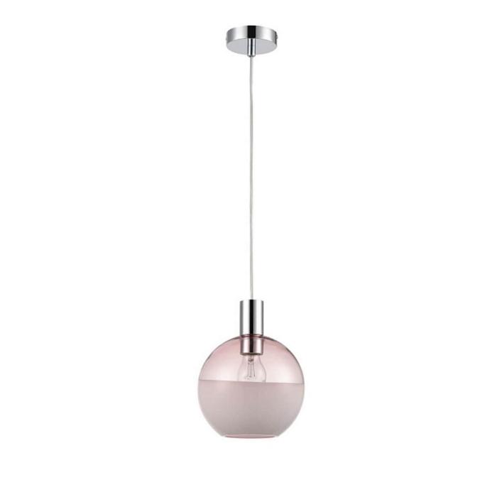 Светильник Unicum, 1x60Вт E27, цвет розовый - Фото 1